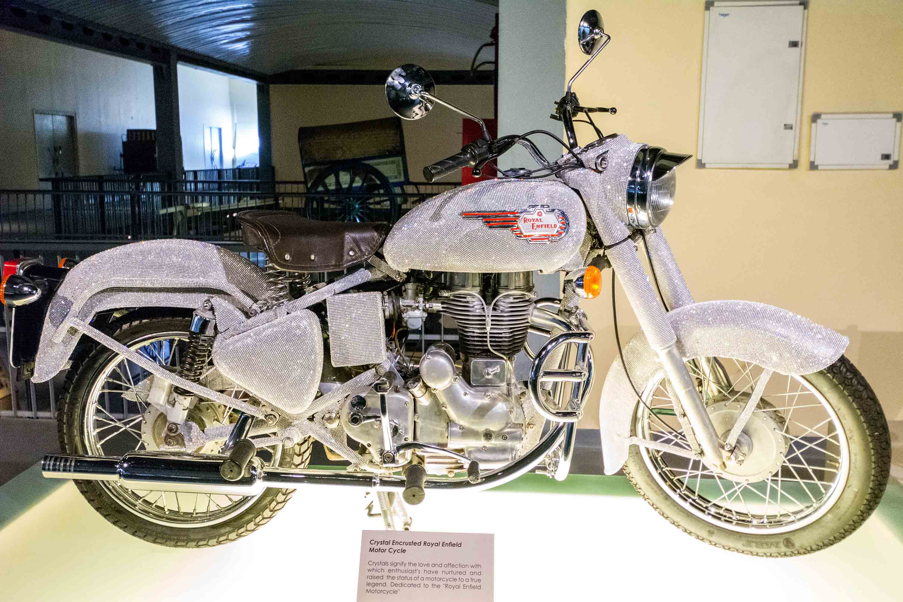 Crystal Encrusted Royal Enfield