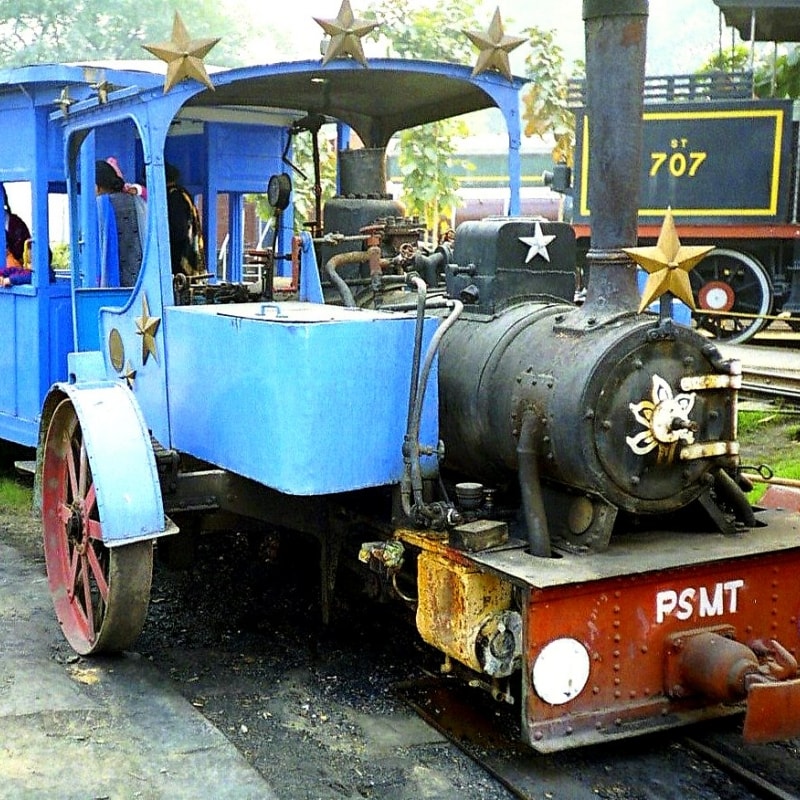 The Patiala State Monorail Tramway is the only remaining steam-run monorail in India. 